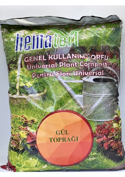 10 Lt Gül Toprağı-Ithal Torf ve Gübrekarışımlı