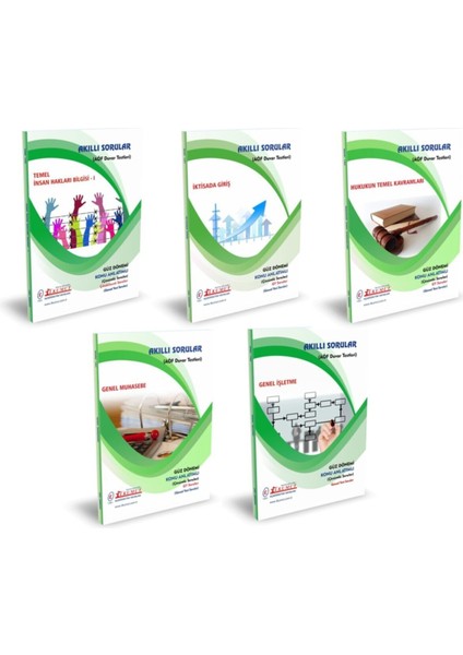 AÖF Emlak Yönetimi 1. Sınıf Güz Dönemi