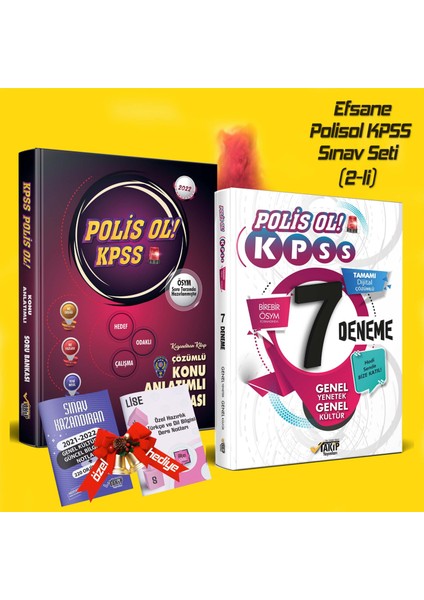KPSS Polisol ve 7 Deneme Sınav Seti