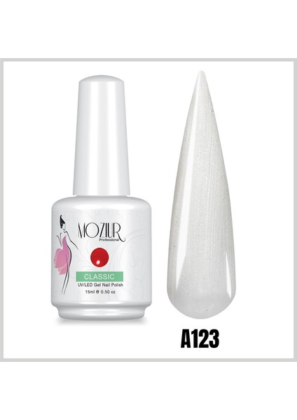 Mozıur Uv LED Kalıcı Oje 15 ml Simli Seri fiyatları