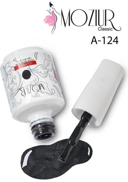 Mozıur Uv LED Kalıcı Oje 15 ml Simli Seri fiyatları