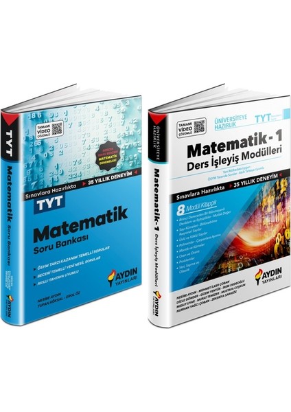 TYT Matematik Soru + Ders İşleyiş Modülü Seti 2 Kitap 2023