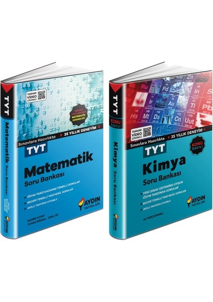 TYT Matematik + Kimya Soru Seti 2 Kitap 2023