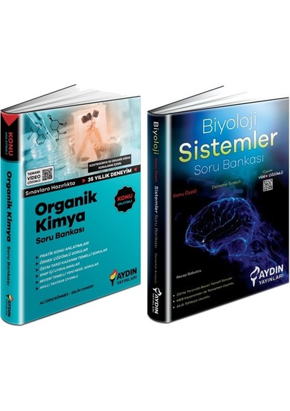 AYT Organik Kimya + Sistemler Soru Seti 2 Kitap 2023