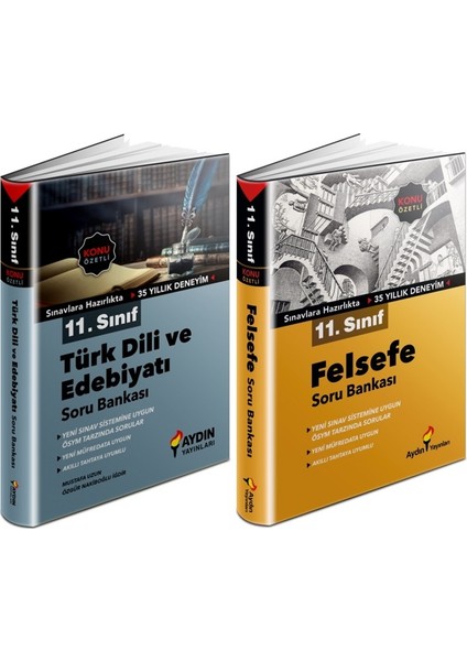 11. Sınıf Edebiyat + Felsefe Soru Bankası Seti 2 Kitap 2023