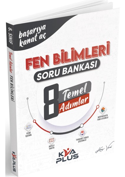 KVA Yayınları Kva 8. Sınıf Fen Bilimleri Temel Adımlar Soru Bankası 2023