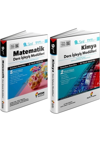 9. Sınıf Matematik + Kimya Ders İşleyiş Modülleri Seti 2 Kitap 2023