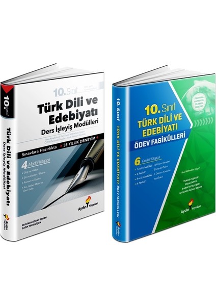 10. Sınıf Türk Dili Ders İşleyiş + Ödev Fasikülleri Seti 2 Kitap 2023