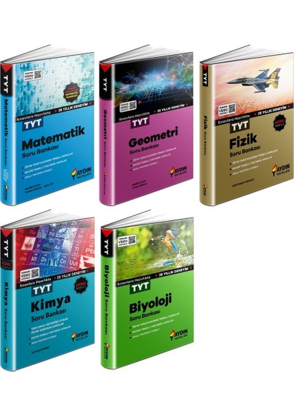 TYT Matematik Geometri Fizik Kimya Biyoloji Soru Seti 5 Kitap 2023