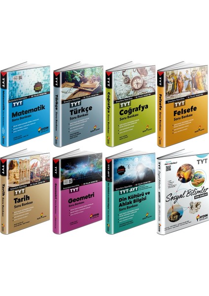 Adın Yayınları TYT Sözel Eşit Ağırlık Soru Bankası Seti Tam Set 8 Kitap 2023