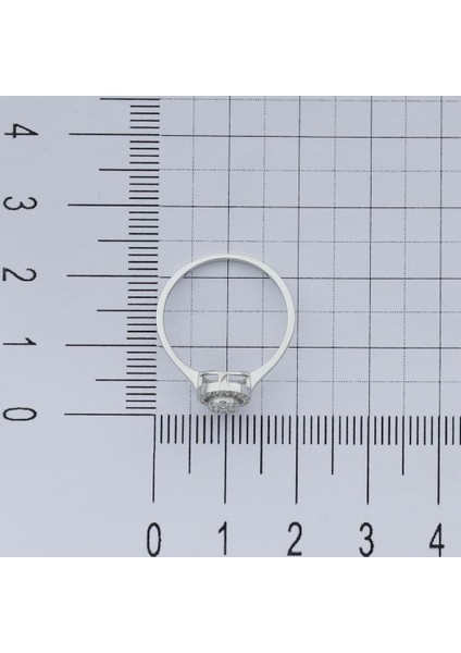 0.18 Karat E-F Vs Pırlanta 14 Ayar Altın Oval Yüzük