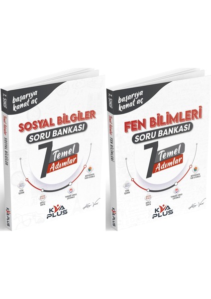 Kva 7. Sınıf Sosyal + Fen Temel Adımlar Soru Seti 2 Kitap 2023