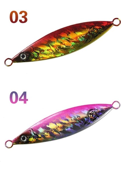 Olta Balıkçılık 80gr Slow Jigging Metal Yapay Yem modelleri