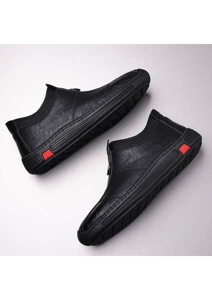 Nefes Alabilir Deri Günlük Erkek Ayakkabısı - Kahverengi (Yurt Dışından) modelleri