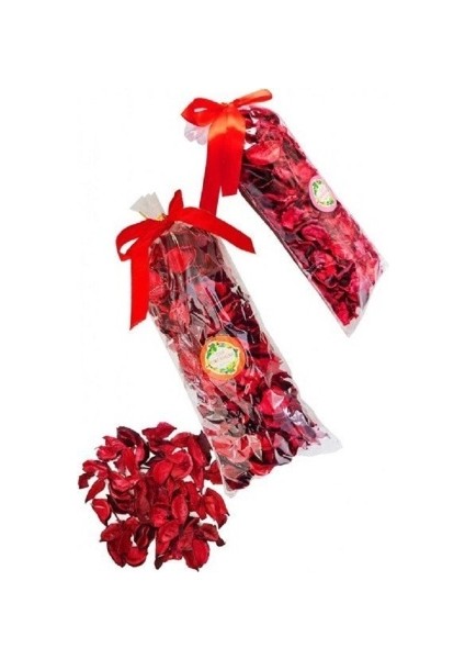 Kırmızı Kokulu Gül Yaprağı 150 Gram