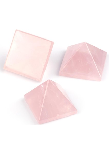 Pembe Kuvars Doğal Taş Piramit fiyatları