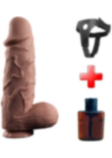 Odins Shop Odinsshop 25 Cm Belden Bağlamalı Gerçekçi Kalın Dildo Penis