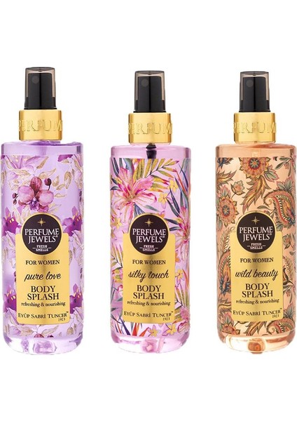 Vücut Spreyi Pure Love, Silky Touch ve Wild Beauty