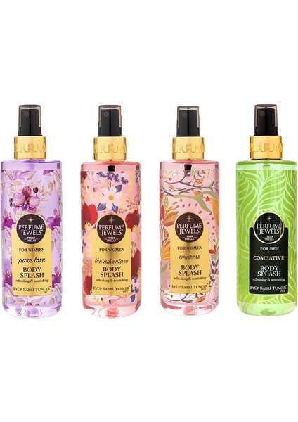 Vücut Spreyi Pure Love, The Adventure, Empress ve Combative