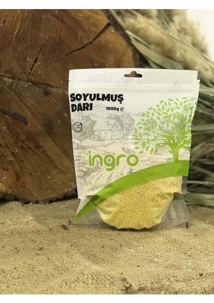 Ingro Glutensiz Soyulmuş Darı 1000 G