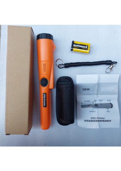 Gp-Pointer IP68 Metal Dedektörü 1 Metre Su Geçirmez ve 4 – 5 cm Algılıyor