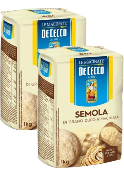 Semolina - Durum Buğdayı Unu 1 kg 2'li