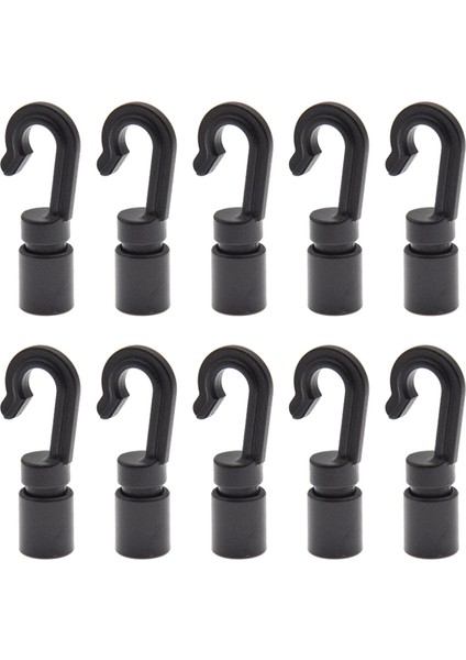 10X Şok Kablosu Kancaları Hızlı Bağlantı Halat Terminal Uçları Bungee Kordon Kayaklar (Yurt Dışından)