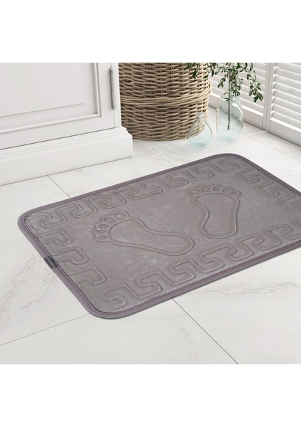 3lü Takım Ayakizi Desen Banyo Paspası