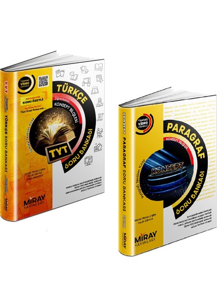 TYT Paragraf - Türkçe Soru Bankası Seti 2 Kitap 2023
