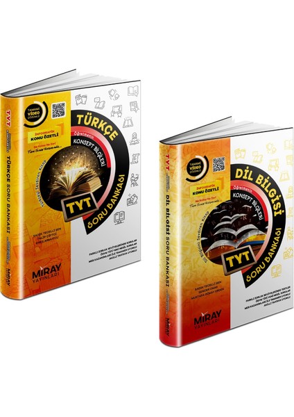 TYT Türkçe - Dil Bilgisi Soru Bankası Seti 2 Kitap 2023