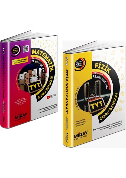 TYT Matematik - Fizik Soru Bankası Seti 2 Kitap 2023