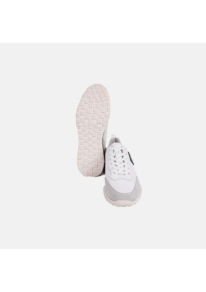 15160 Beyaz Erkek Deri Günlük Sneaker Ayakkabı