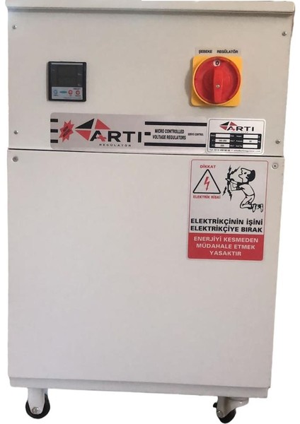 20 Kva Monofaze Servo Kontrollü Voltaj Regülatörü (160-250V)