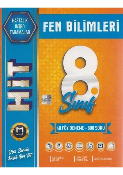 8. Sınıf Fen Bilimleri Intro Hıt 40 Deneme 2023