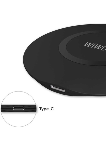 MTK Moveteck Ios Android Uyumlu Masaüstü Oval Wireless Manyetik 15WOLT Şarj Cihazı Ce Setifikalı Hızlı Şarj