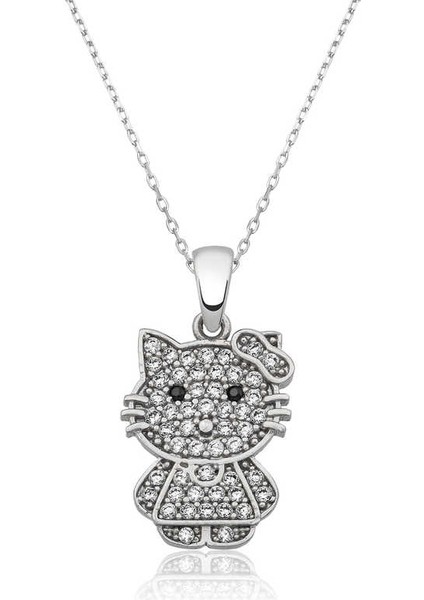 Gümüş Kedi Bayan Kolye fiyatları