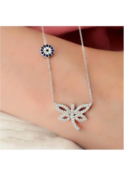 Yusufcuk Nazar Tasarımlı 925 Ayar Gümüş Bayan Kolye fiyatları