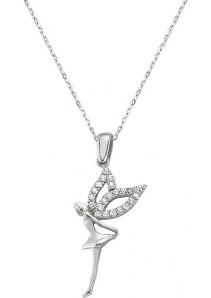 Gümüş Melek Bayan Kolye fiyatları