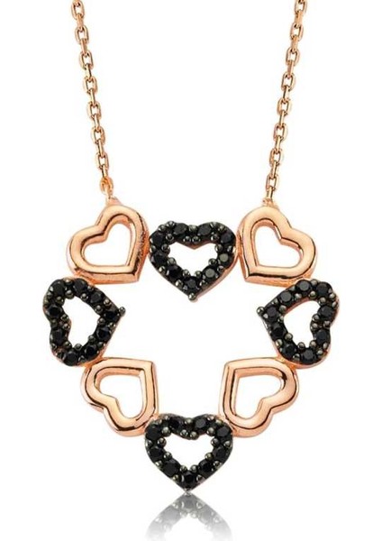 Gümüş Kalpli Aşk Bayan Kolye