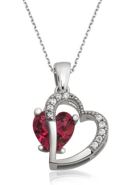 Gümüş Kalpli Bayan Kolye fiyatları