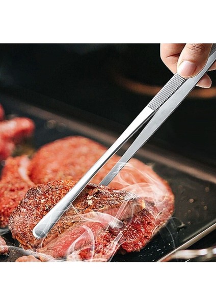 Mangal Maşası Şef Cımbızı 2 Adet Mangal Maşası Masterchef Şef Cımbızı Et Kızartma Barbekü Maşası 30CM fırsatları