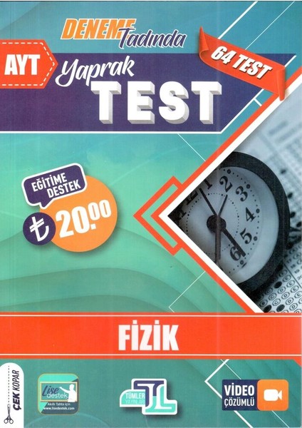AYT Fizik Yaprak Test 2023