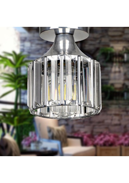 Arel Tavan Montaj Tekli Avize Krom