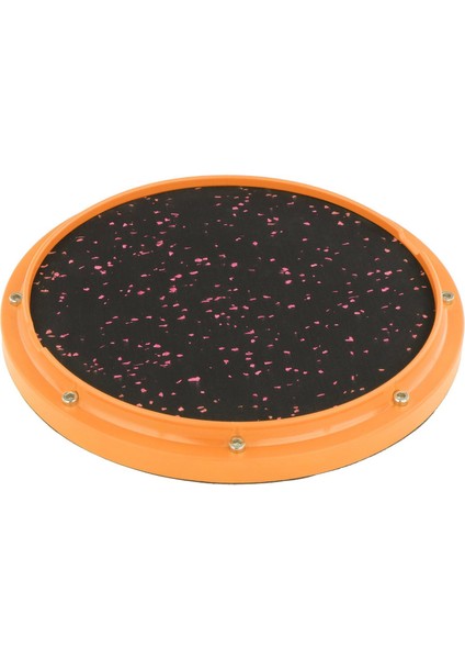 Dumb Drum Sessiz Davul 12 Inç Yuvarlak Şekar, Davul Eğitimi Plastik Plaka Sarı(Yurt Dışından)