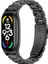 Artı Xiaomi Mi Band 7 - 7 Nfc Için Paslanmaz Ste Saat Kayışı - Siyah (Yurt Dışından) 2