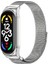 Xiaomi Mi Band 7 - 7 Nfc Için Paslanmaz Ste Saat Kayışı - Gümüş (Yurt Dışından) 2