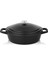 Pro Cast Döküm Basık TENCERE-28CM-SIYAH 1