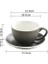 Vintage Lüks Kahve Fincanı Seramik Nordic Ofis Çevre Dostu Öğleden Sonra Çay Kupası ve Tabağı Seyahat Tazas De Cafe Drinkware 50 | Teacup tabak Setleri (Yurt Dışından) 3