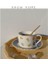 Kore Retro Seramik Çay Kahve Fincanı Fincan Fincan Seti Basit Taşınabilir Bardak Espresso Bardaklar Çevre Dostu Tazas Ev Drinkware DF50BD | Kahve Kupası ve tabak Setleri (Yurt Dışından) 2