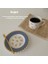 Kore Retro Seramik Çay Kahve Fincanı Fincan Fincan Seti Basit Taşınabilir Bardak Espresso Bardaklar Çevre Dostu Tazas Ev Drinkware DF50BD | Kahve Kupası ve tabak Setleri (Yurt Dışından) 4